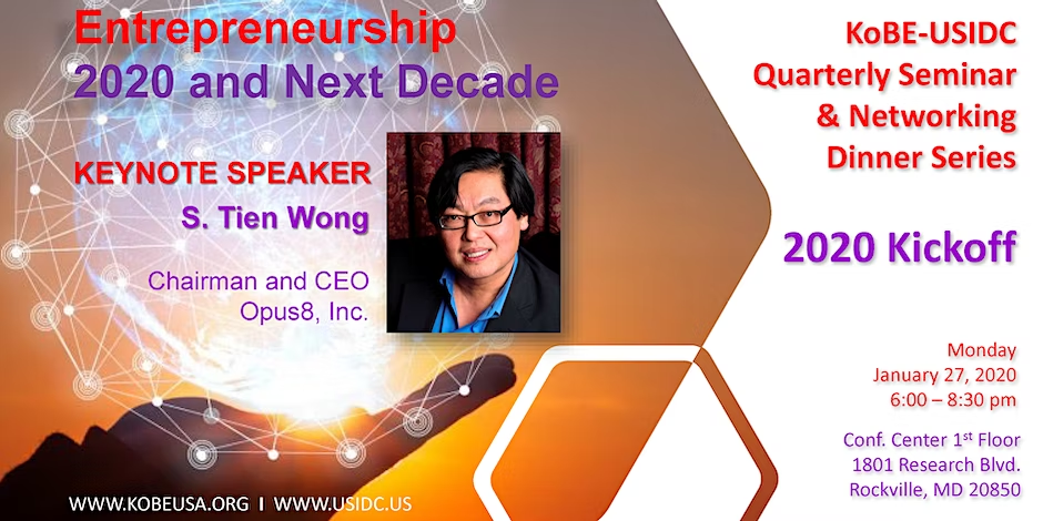2020 KoBE and USIDC 1st Quarterly Biz Seminar Entrepreneurship 2020 and Next Decade featured image